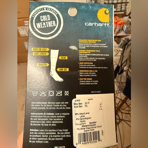 Carhartt Men's Artic Wool Socks - Picture 5 of 6